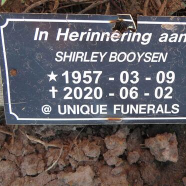 BOOYSEN Shirley 1957-2020