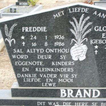 BRAND Freddie 1936-1986