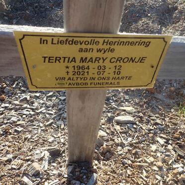 CRONJE Tertia Mary 1964-2021
