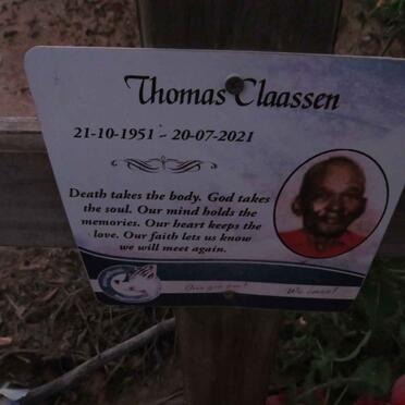 CLAASSEN Thomas 1951-2021