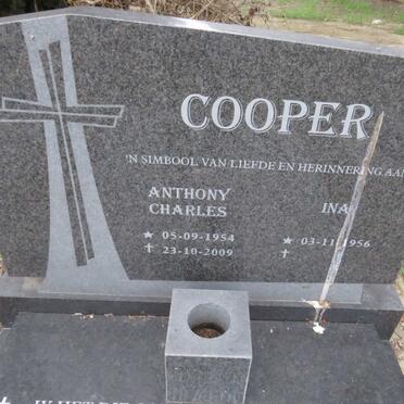 COOPER Anthony Charles 1954-2009 &amp; Ina 1956-