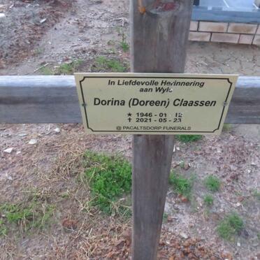 CLAASSEN Dorina 1946-2021