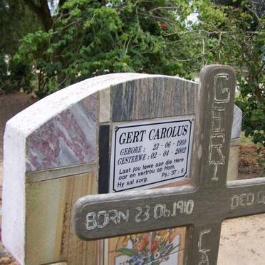 CAROLUS Gert 1910-2002