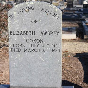 COXON Elizabeth Awbrey 1919-1985