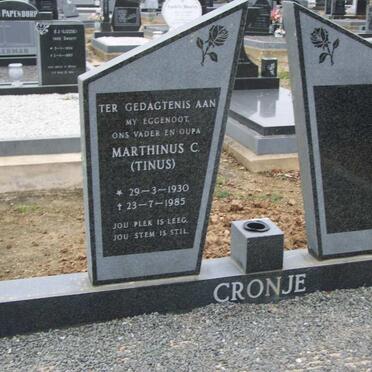 CRONJE Marthinus C. 1930-1985