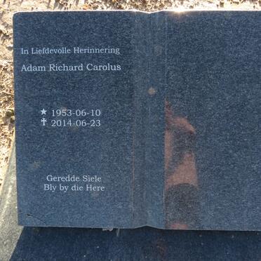 CAROLUS Adam Richard 1953-2014