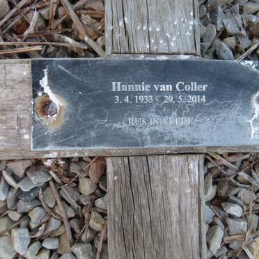 COLLER Hannie, van 1933-2014