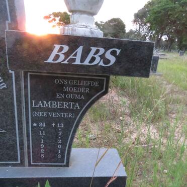 COETZEE Josef Adriaan 1928-2000 &amp; Lamberta VENTER 1928-2013