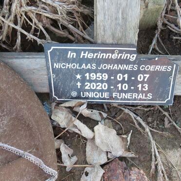 COERIES Nicholaas Johannes 1959-2020