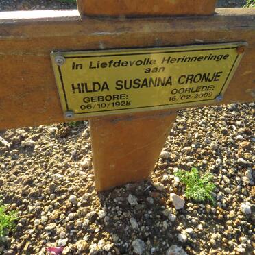 CRONJE Hilda Susanna 1928-2009