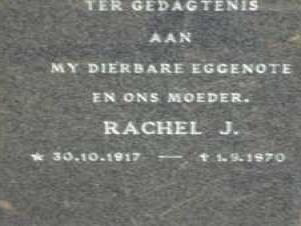 CLAASSEN Rachel J. 1917-1970