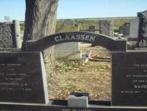 CLAASSEN Gerhardus J.B. 1913-1984 &amp; Rachel J. 1917-1970