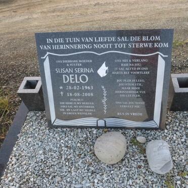 DELO Susan Serina 1963-2008