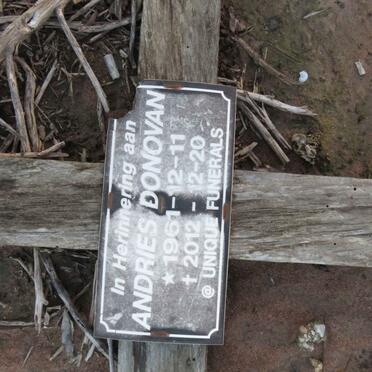 DONOVAN Andries 1961-2012