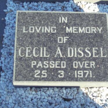 DISSEL Cecil A. -1971