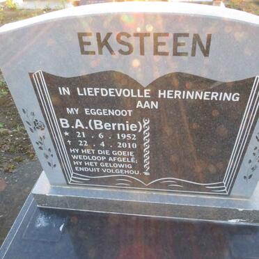 EKSTEEN B.A. 1952-2010