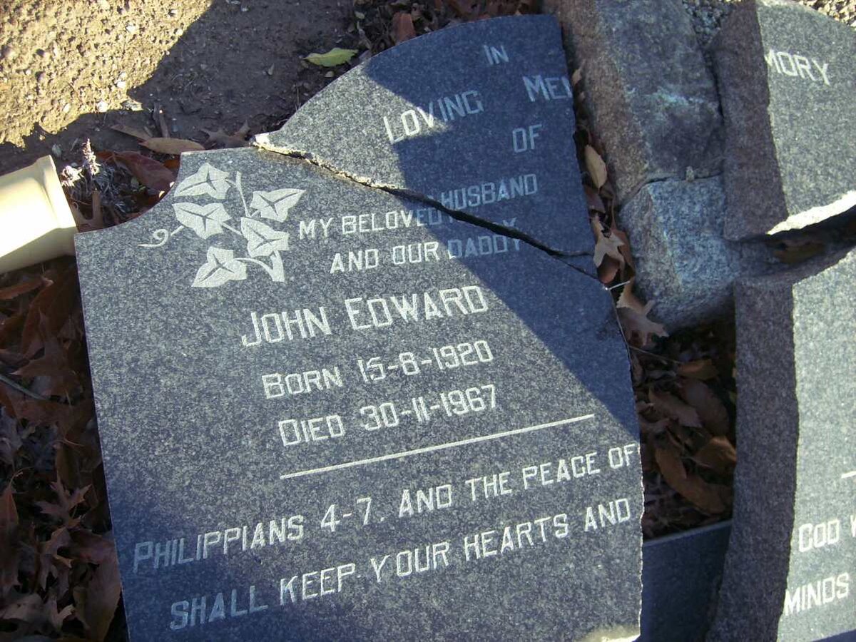 EDWARD John 1920-1967