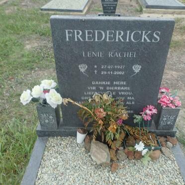 FREDERICKS Lenie Rachel 1927-2002