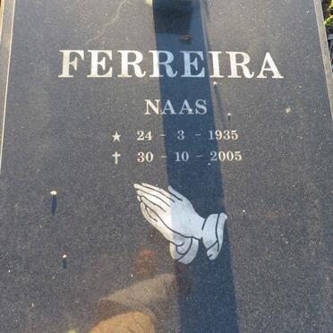 FERREIRA Naas 1935-2005