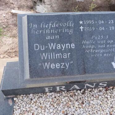 FRANS Du-Wayne Willmar 1995-2019