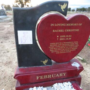 FEBRUARY Rachel Christine 1939-2021