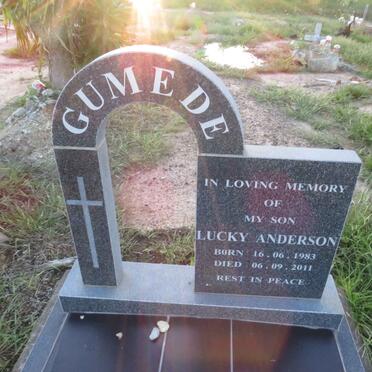 GUMEDE Lucky Anderson 1983-2011
