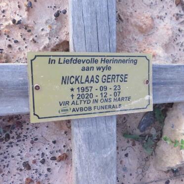 GERTSE Nicklaas 1957-2020