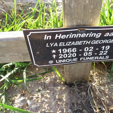 GEORGE Lya Elizabeth 1966-2020