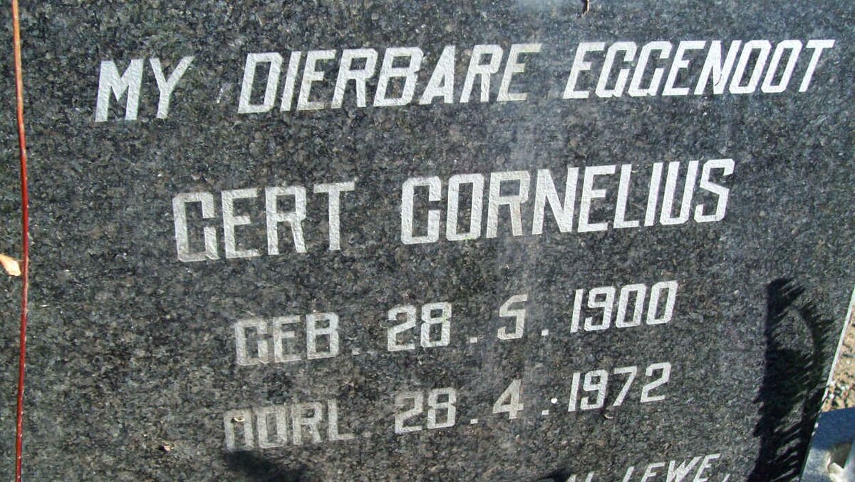 GERBER Gert Cornelius 1900-1972