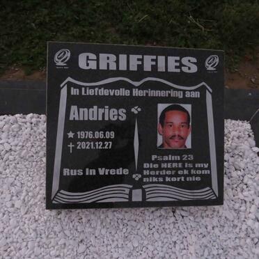 GRIFFIES Andries 1976-2021