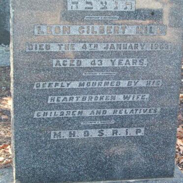 HILL Leon Gilbert -1963
