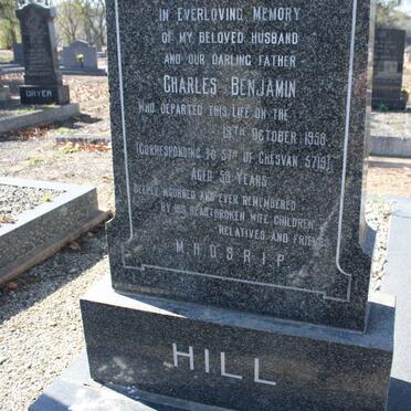 HILL Charles Benjamin -1958