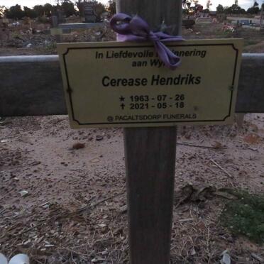 HENDRIKS Cerease 1963-2021