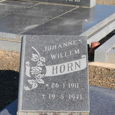 HORN Johannes Willem 1911-1971