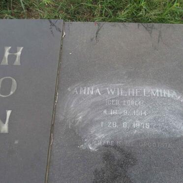 HONIBALL Thomas Edward 1901-1974 & Anna Wilhelmina LOOCK 1914-1975 _2