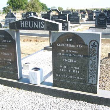 HEUNIS Jan Hendrik 1924-1996 &amp; Engela 1924-1984