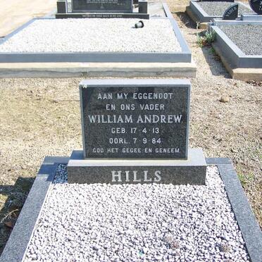 HILLS William Andrew 1913-1984