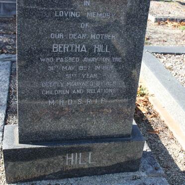 HILL Bertha -1957