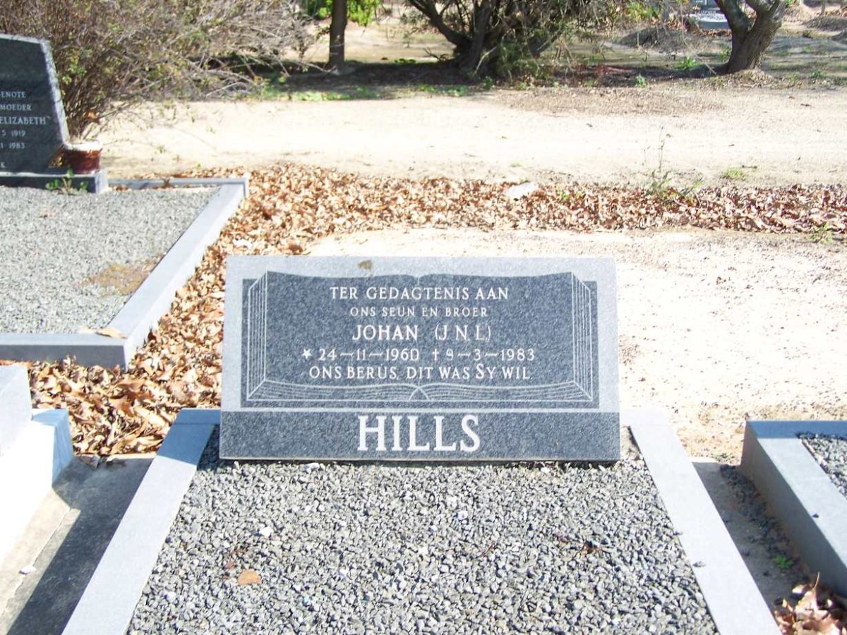 HILLS J.N.L. 1960-1983