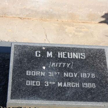 HEUNIS C.M. 1878-1966