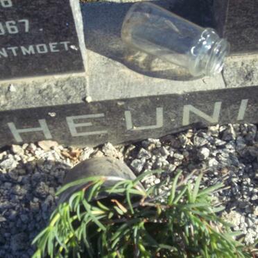 HEUNIS Frans Sebastiaan 1906-1967 &amp; Hester M.J. 1911-1985