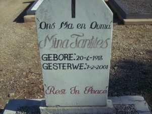 JANTJIES Mina 1913-2001