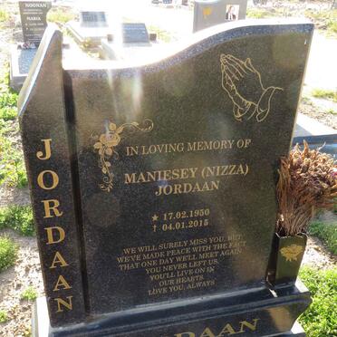 JORDAAN Maniesey 1950-2015