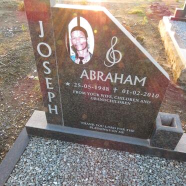 JOSEPH Abraham 1948-2010
