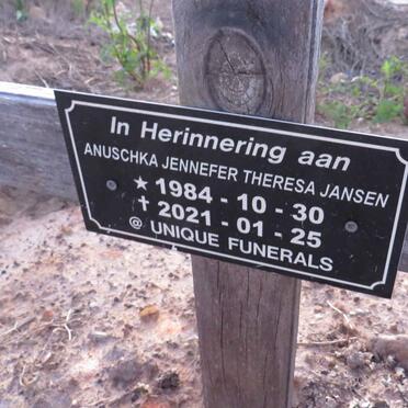 JANSEN Anuschka Jennefer Theresa 1984-2021 