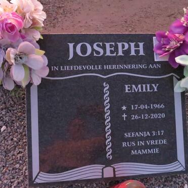 JOSEPH Emily 1966-2020