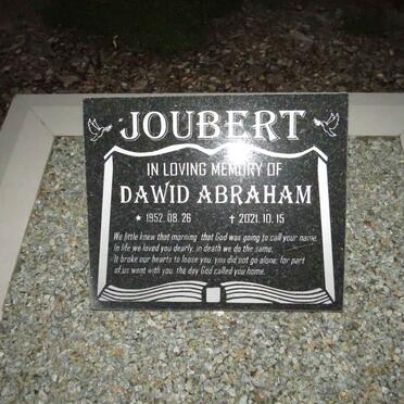 JOUBERT Dawid Abraham 1952-2021