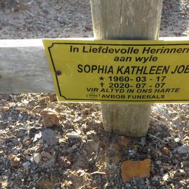 JOB Sophia Kathleen 1960-2020