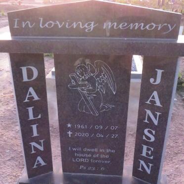 JANSEN Dalina 1961-2020