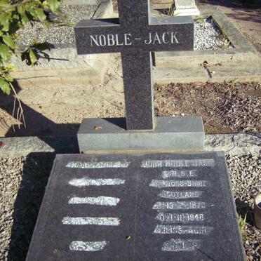 JACK John, Noble 1873-1948 &amp; Grace 1886-1957